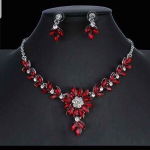 Necklace with earrings